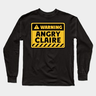 Angry Claire Long Sleeve T-Shirt